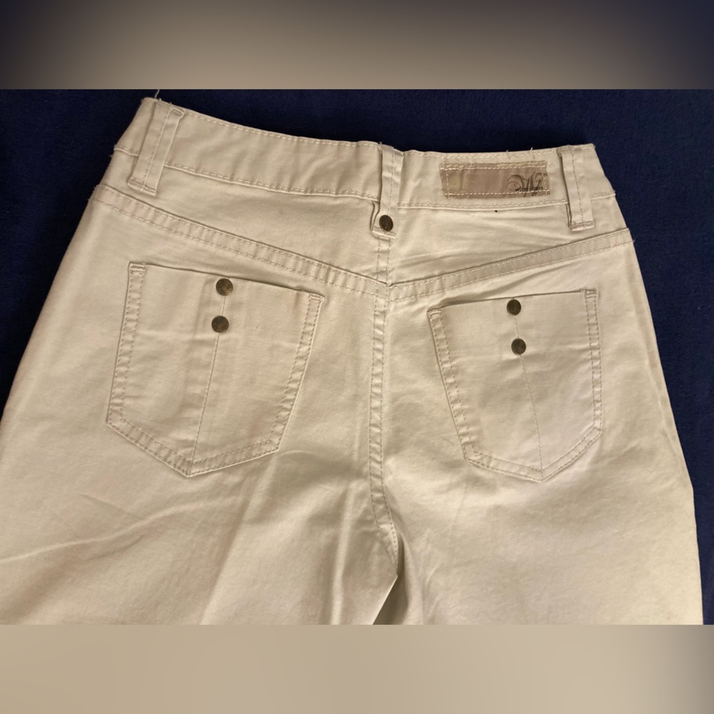 Worn Brand ~ Light Khaki Trouser Jeans. Like New. Size 4.